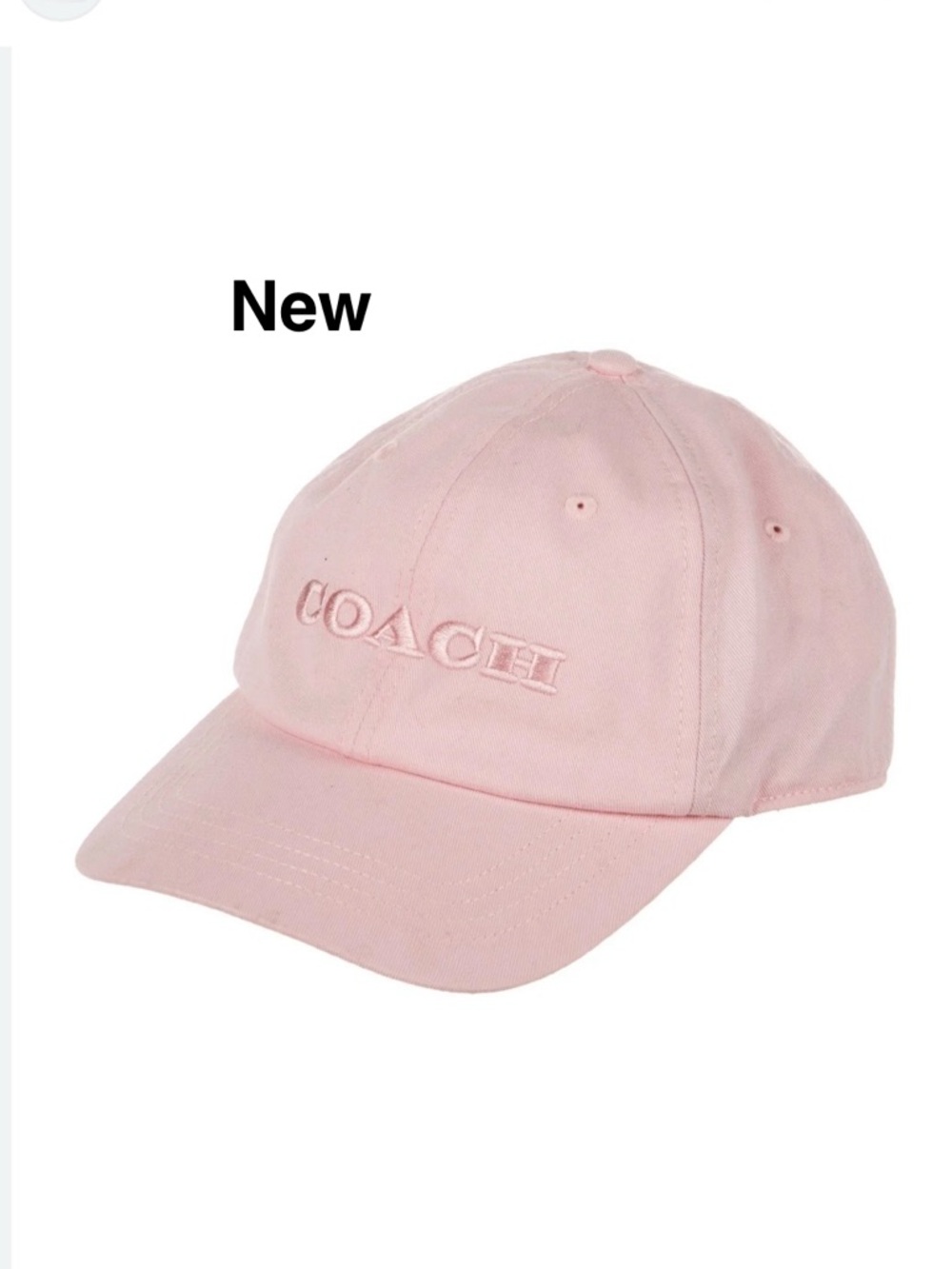 New Women's Embroidered Baseball Light Pink with tags ⭐️⭐️⭐️⭐️